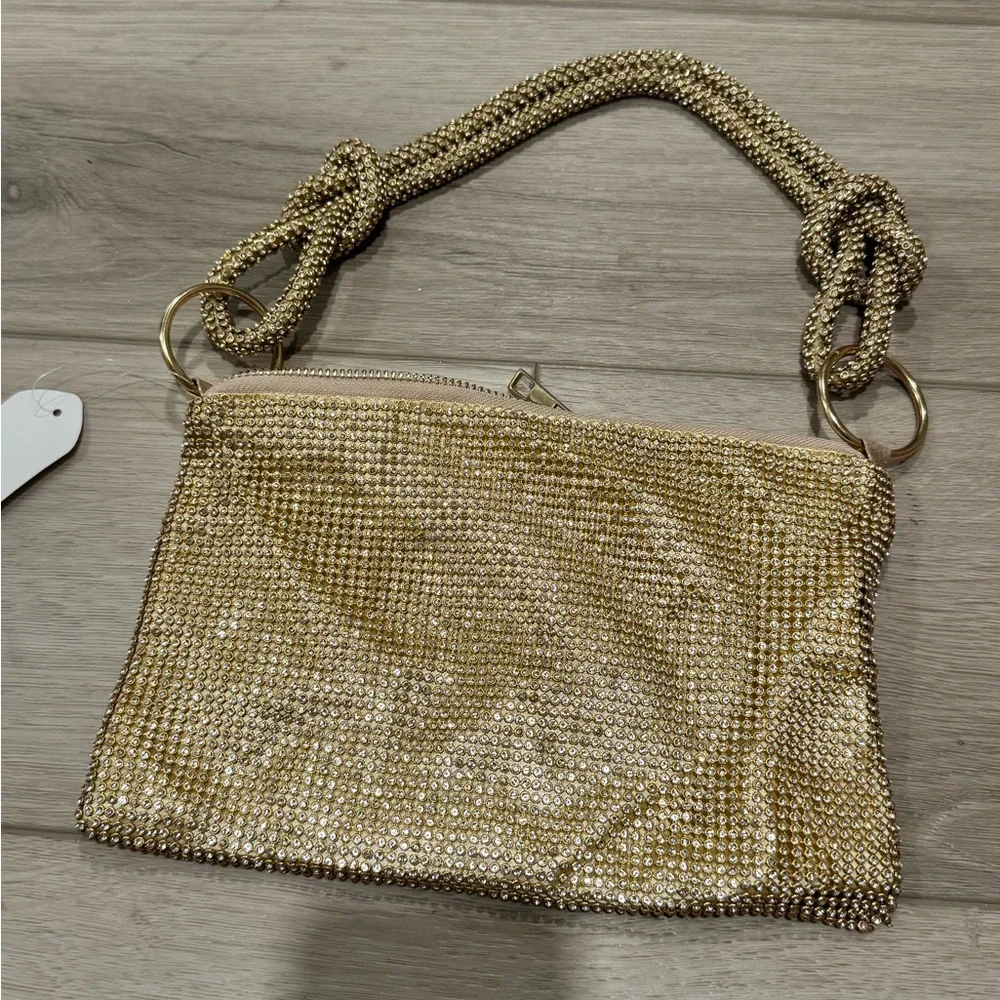 Gold Rhinestone Purse - Picture 3 of 3